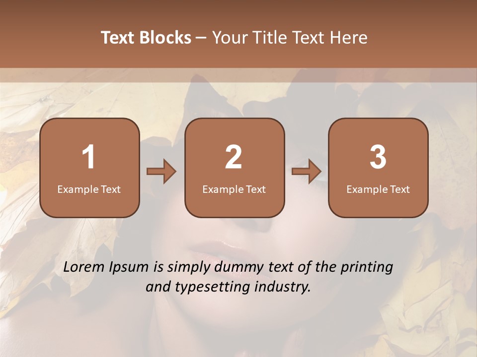 Long Female White PowerPoint Template