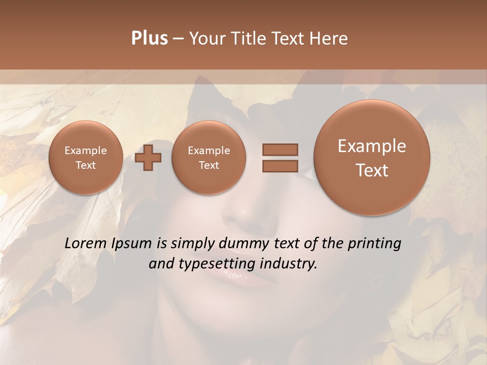 Long Female White PowerPoint Template