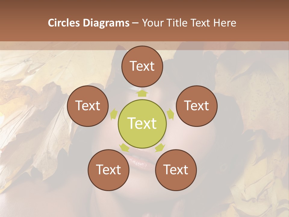 Long Female White PowerPoint Template