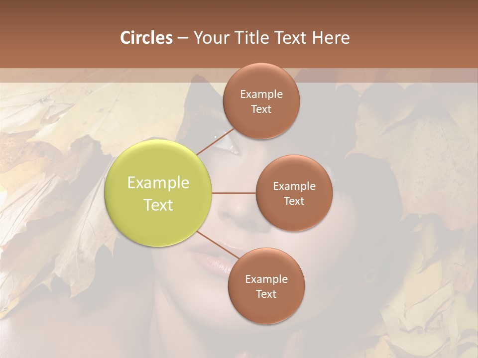 Long Female White PowerPoint Template