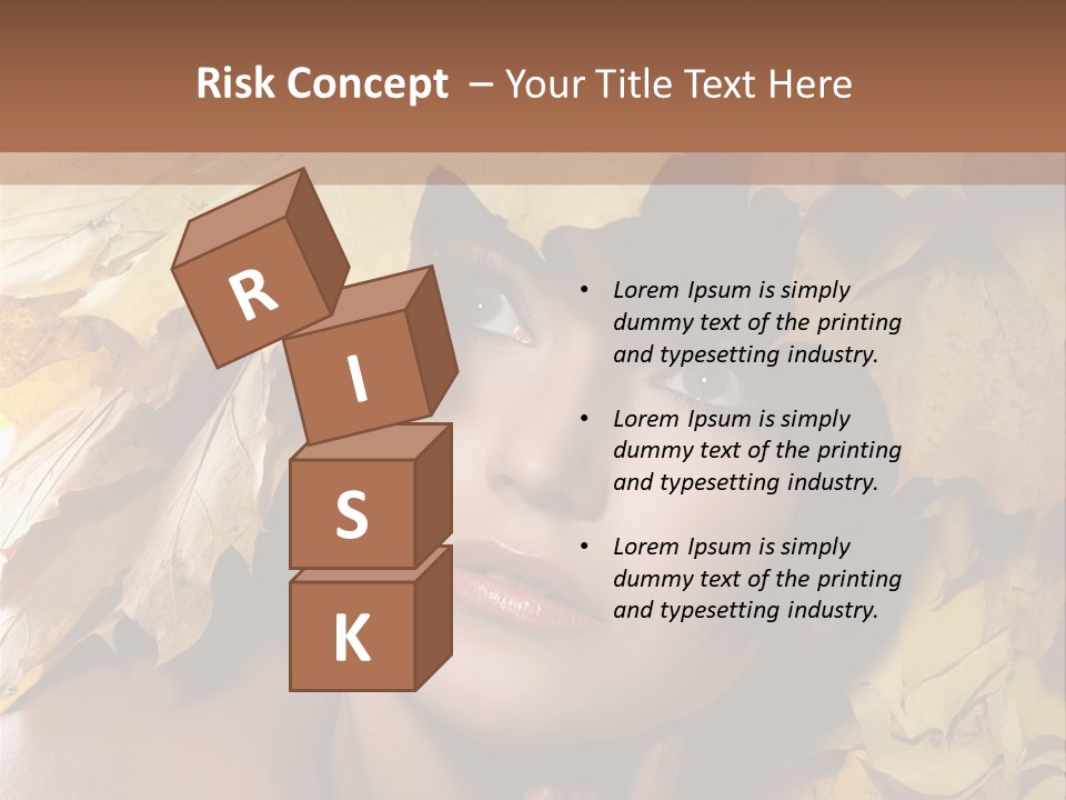 Long Female White PowerPoint Template