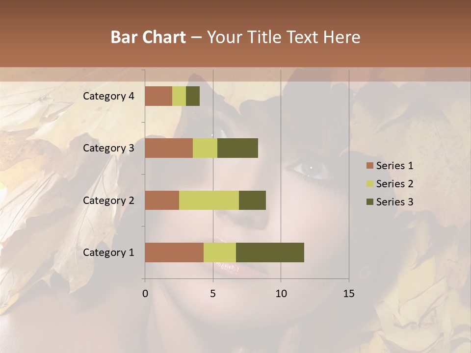 Long Female White PowerPoint Template