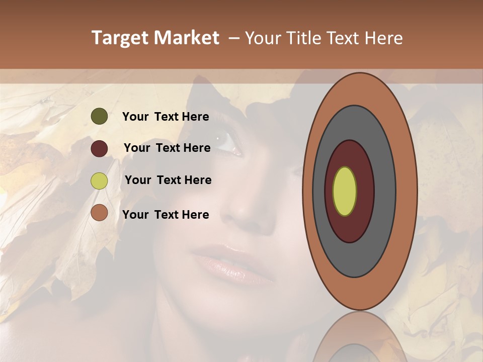 Long Female White PowerPoint Template