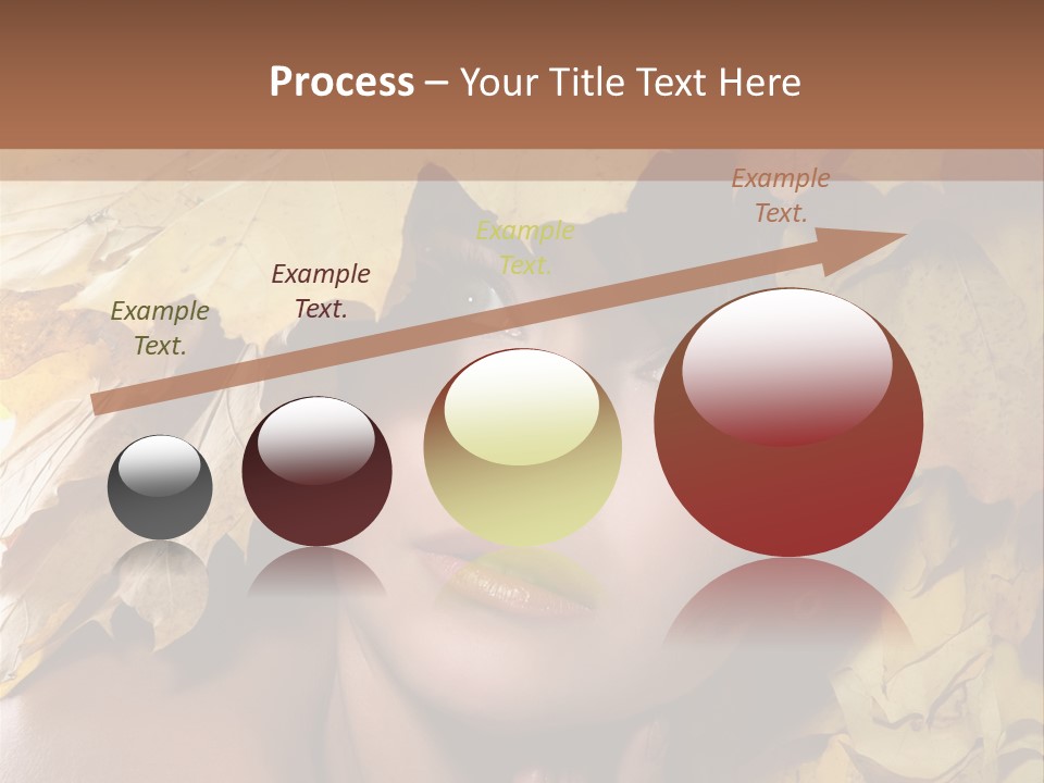 Long Female White PowerPoint Template