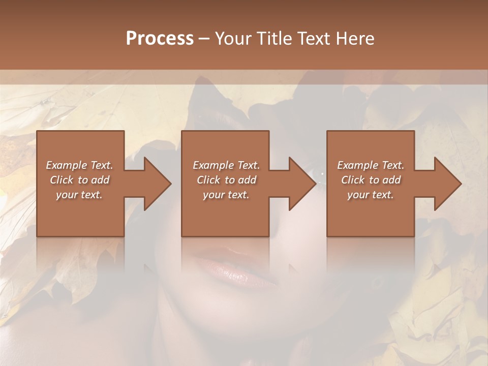 Long Female White PowerPoint Template