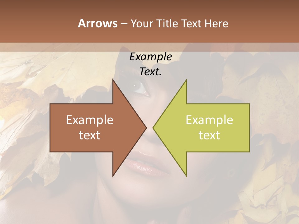 Long Female White PowerPoint Template