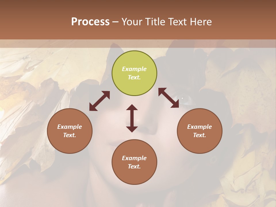 Long Female White PowerPoint Template