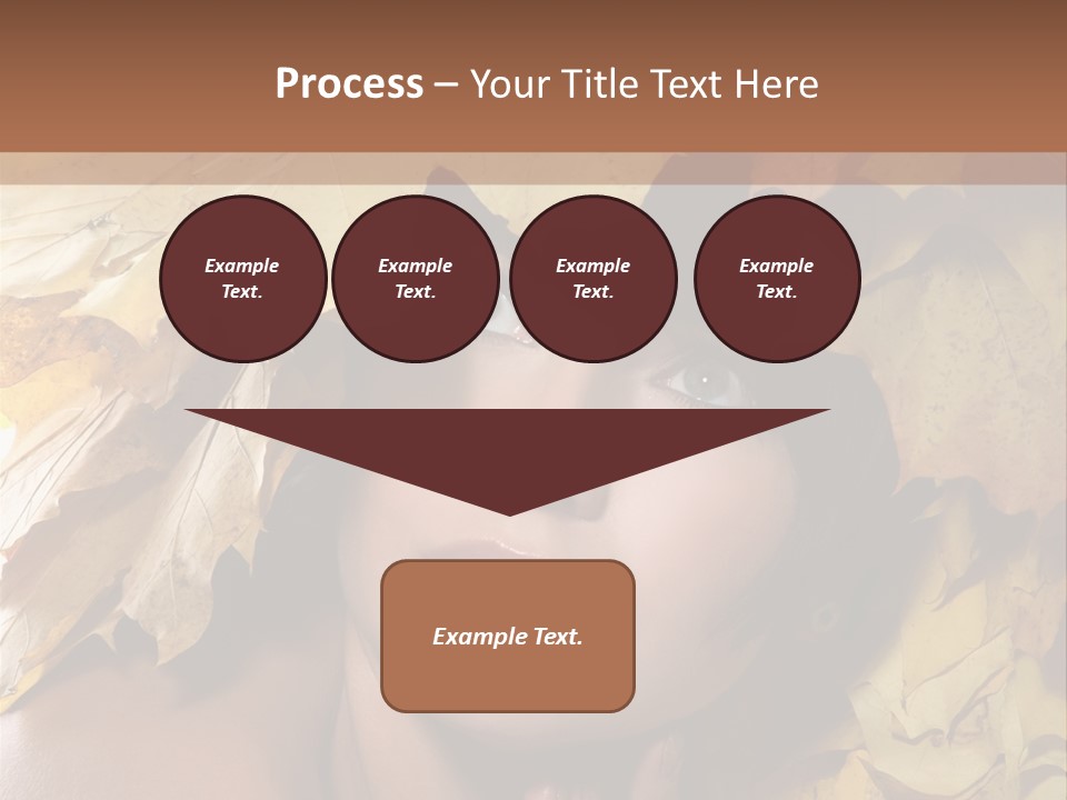 Long Female White PowerPoint Template