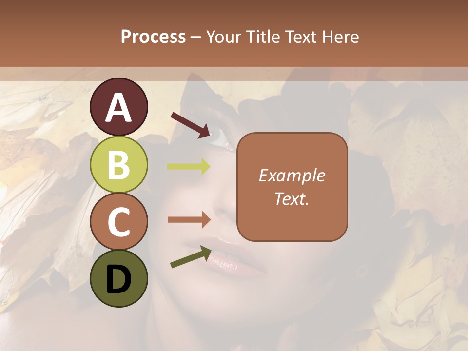 Long Female White PowerPoint Template