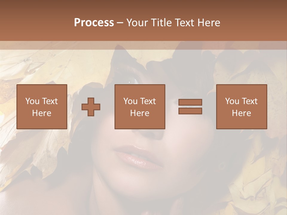 Long Female White PowerPoint Template