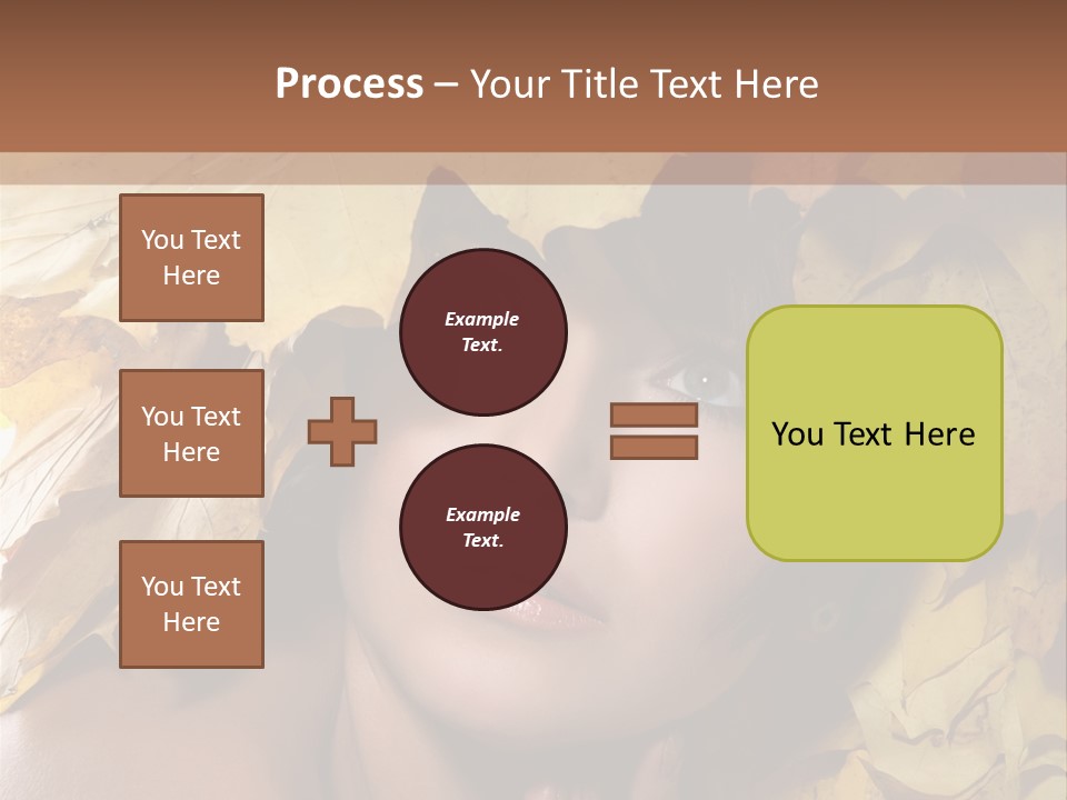 Long Female White PowerPoint Template