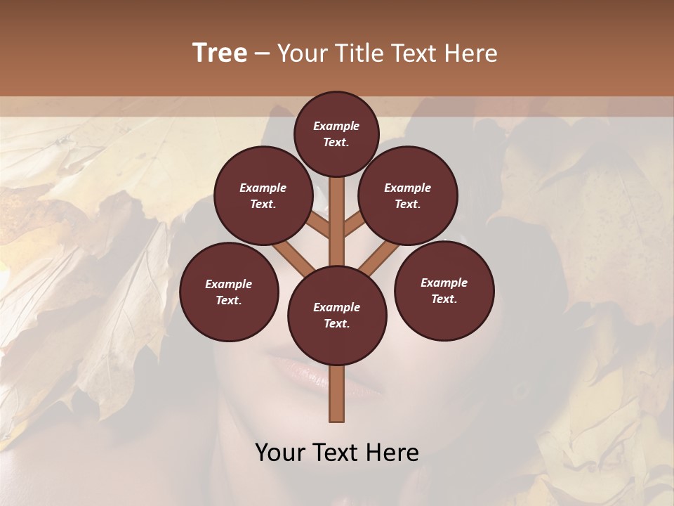 Long Female White PowerPoint Template