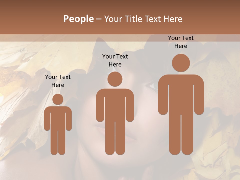 Long Female White PowerPoint Template