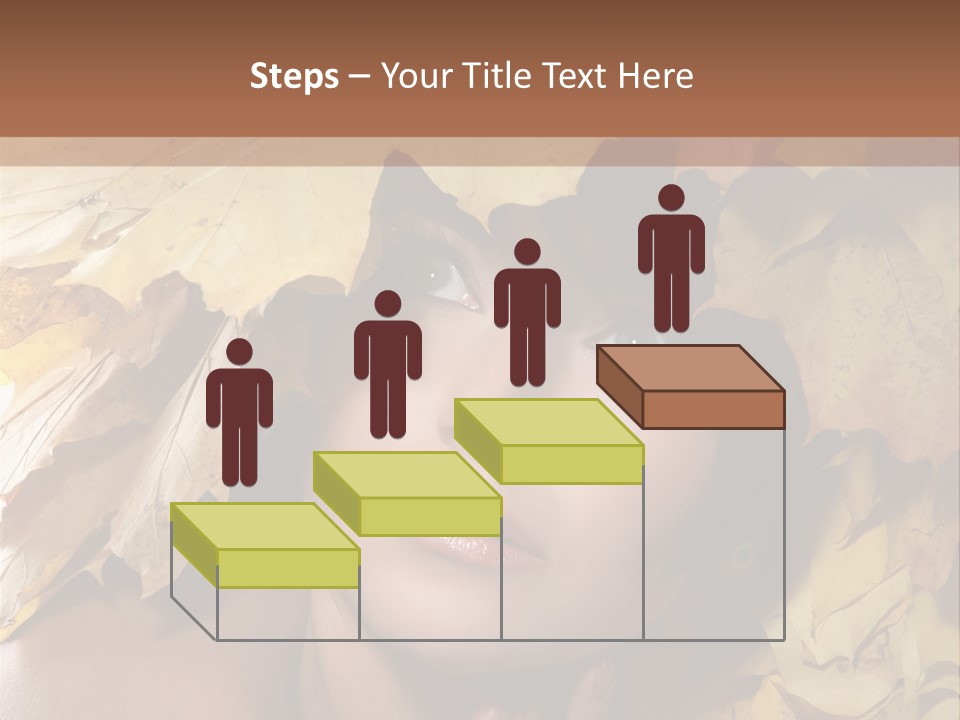 Long Female White PowerPoint Template