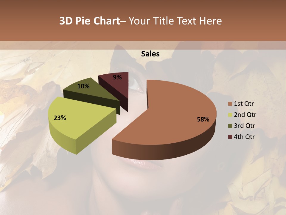 Long Female White PowerPoint Template