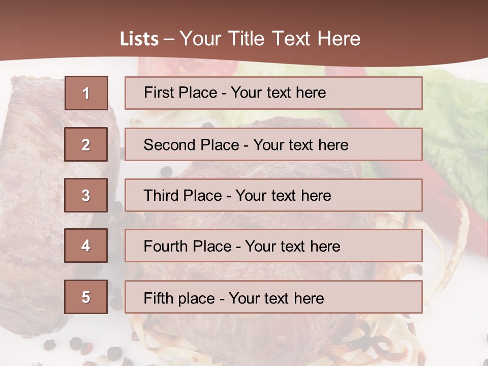Green Fresh Organic PowerPoint Template