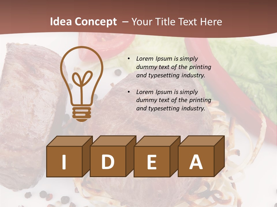 Green Fresh Organic PowerPoint Template