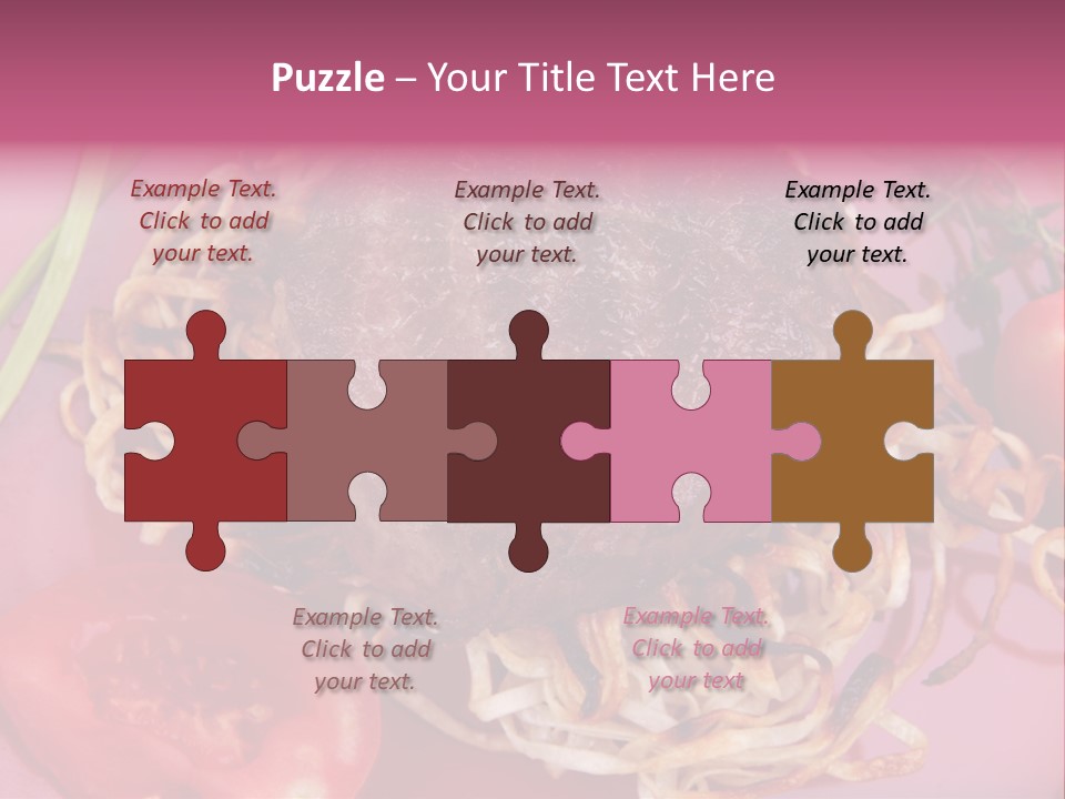 Autumn Nobody Cutlery PowerPoint Template