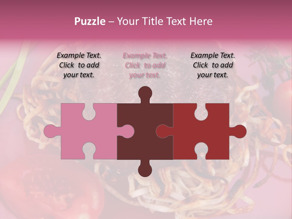 Autumn Nobody Cutlery PowerPoint Template