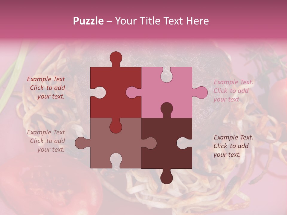 Autumn Nobody Cutlery PowerPoint Template