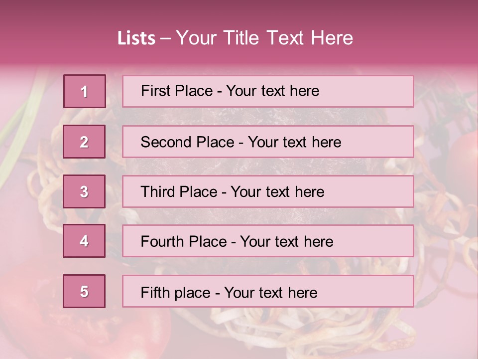 Autumn Nobody Cutlery PowerPoint Template