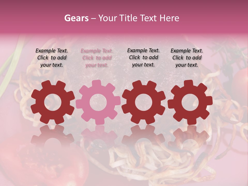 Autumn Nobody Cutlery PowerPoint Template