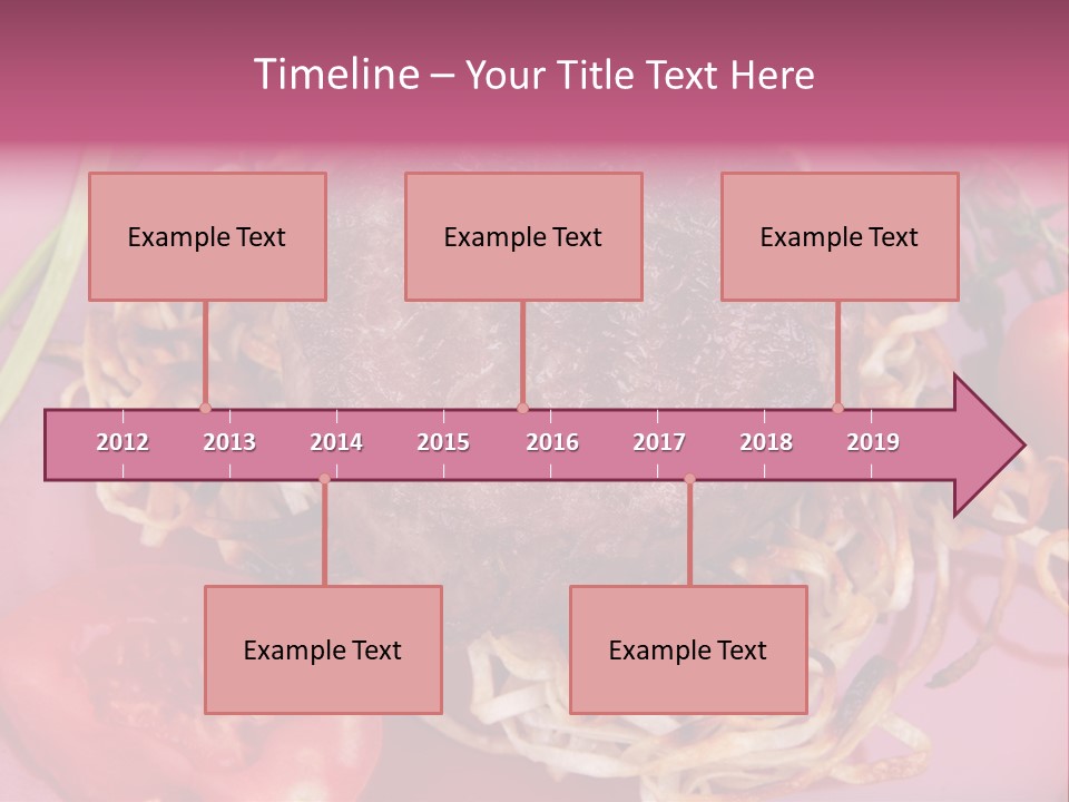 Autumn Nobody Cutlery PowerPoint Template