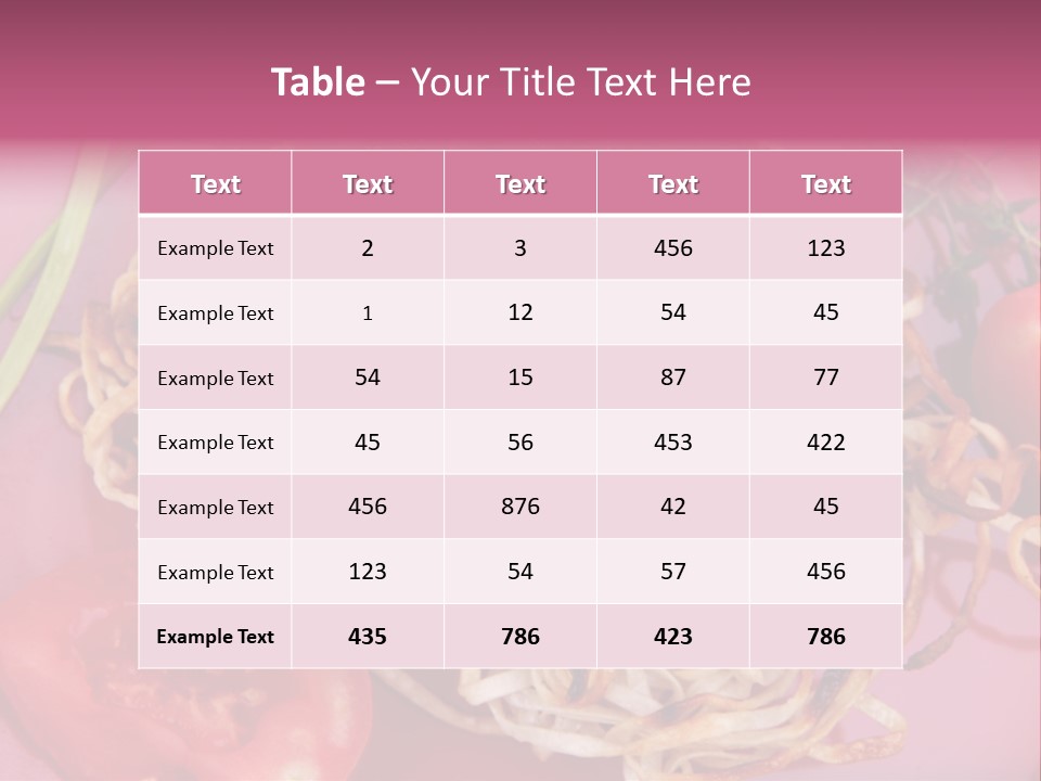 Autumn Nobody Cutlery PowerPoint Template