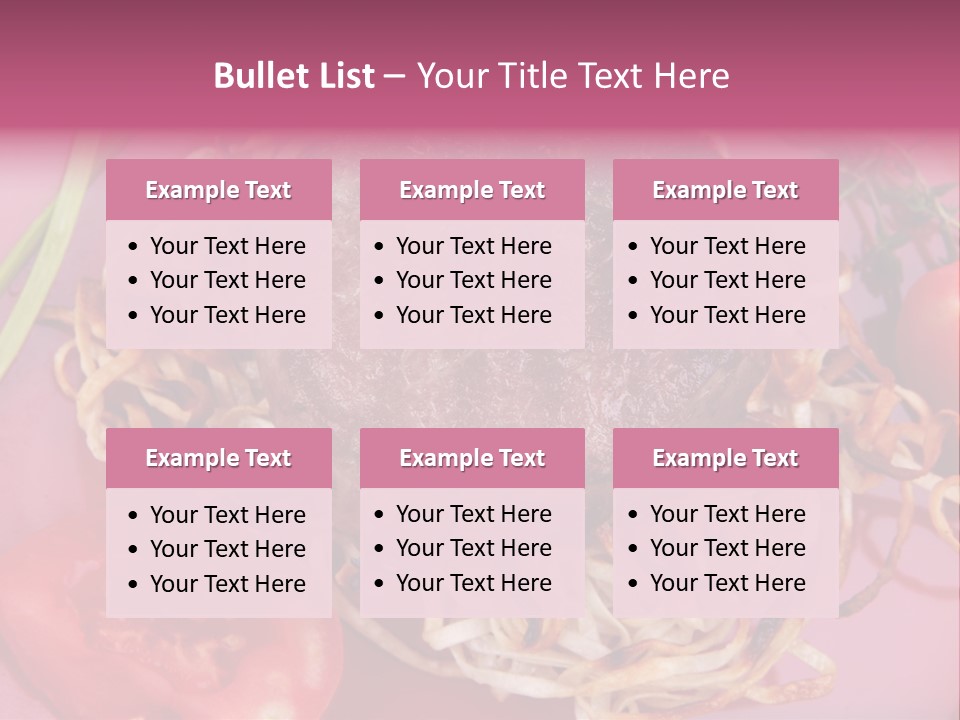 Autumn Nobody Cutlery PowerPoint Template