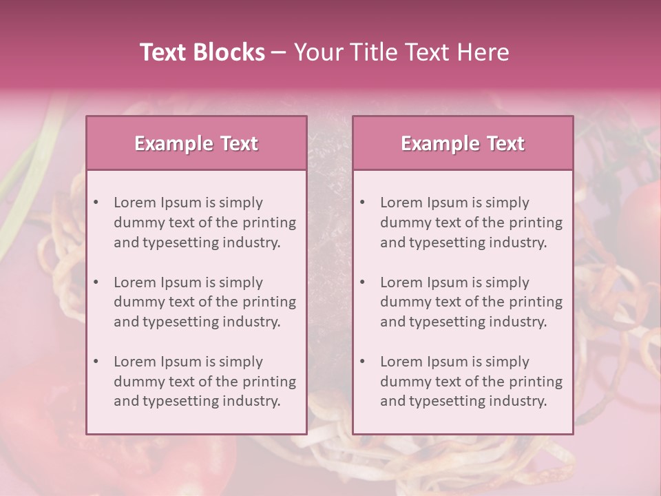 Autumn Nobody Cutlery PowerPoint Template