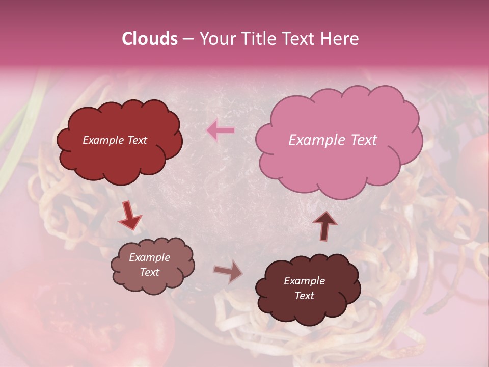 Autumn Nobody Cutlery PowerPoint Template