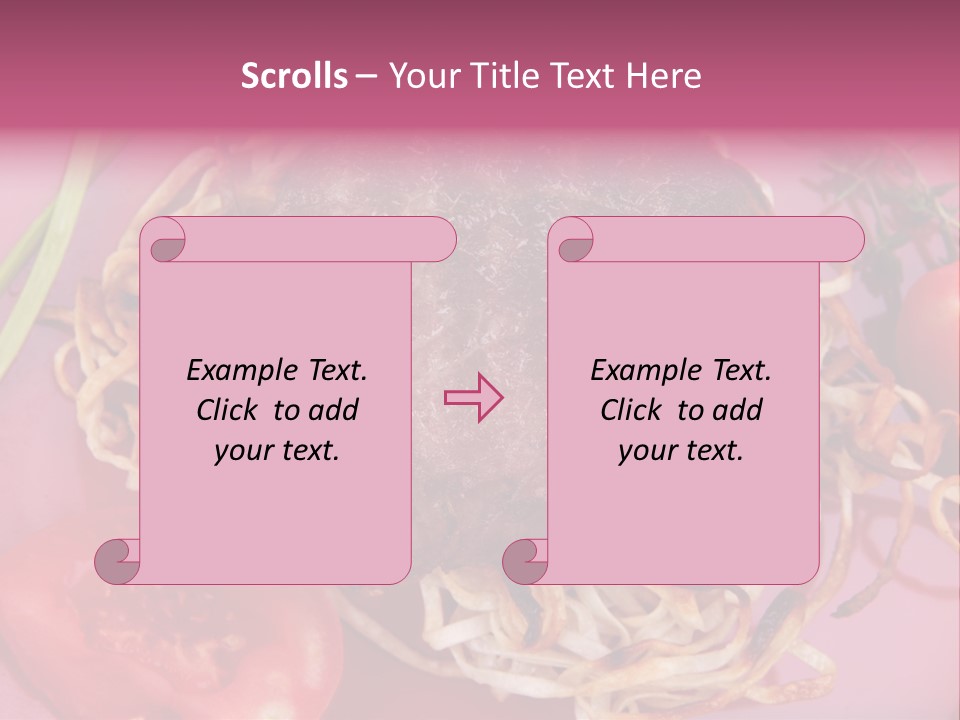 Autumn Nobody Cutlery PowerPoint Template