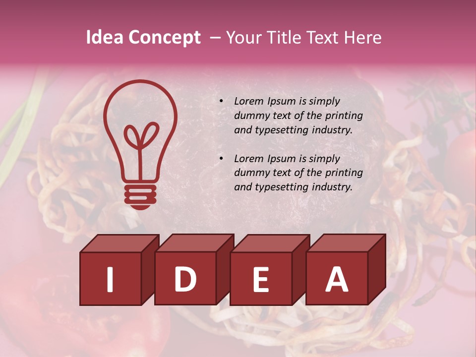 Autumn Nobody Cutlery PowerPoint Template