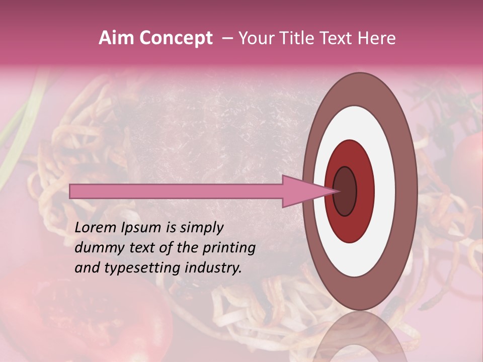 Autumn Nobody Cutlery PowerPoint Template