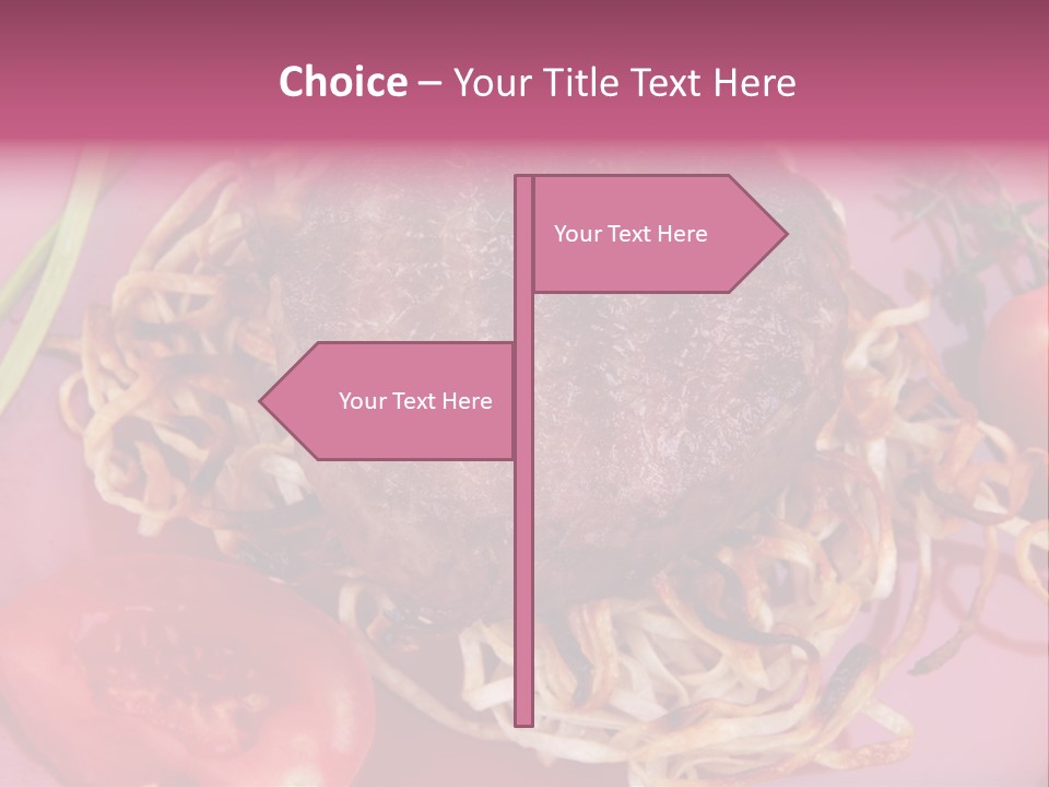 Autumn Nobody Cutlery PowerPoint Template