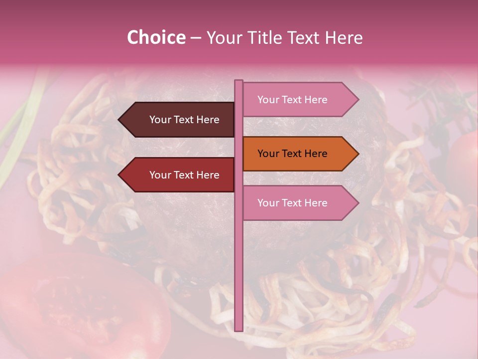 Autumn Nobody Cutlery PowerPoint Template