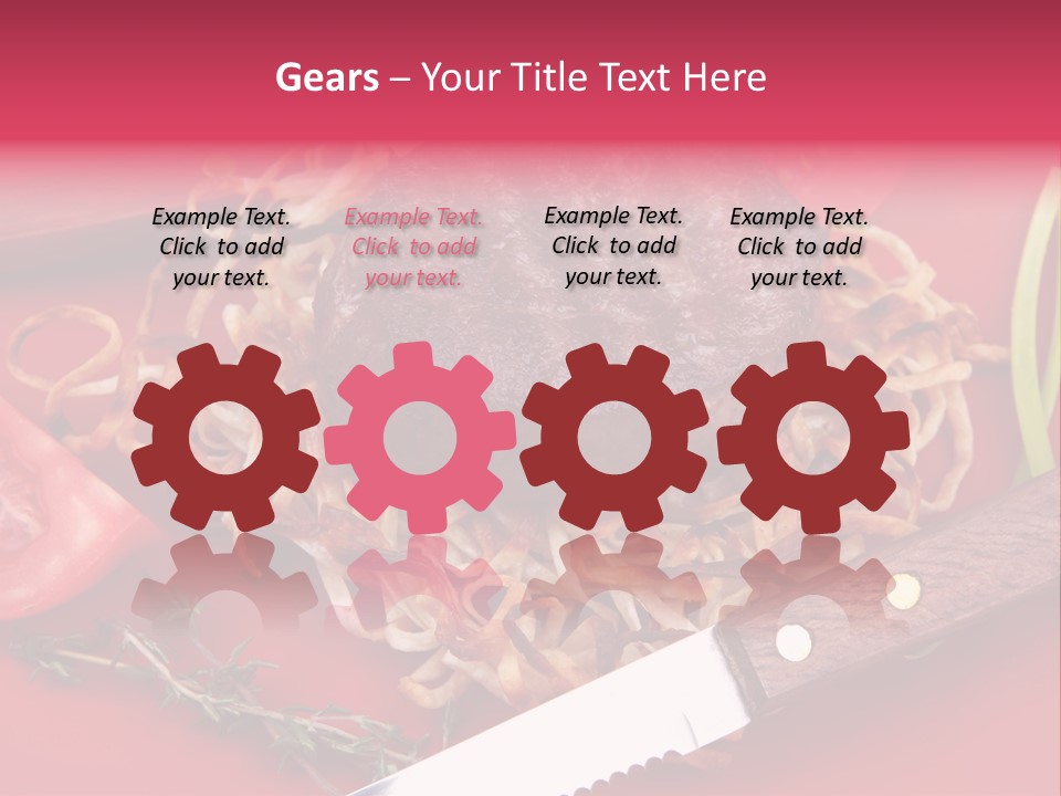 Chef Cooking Natural PowerPoint Template