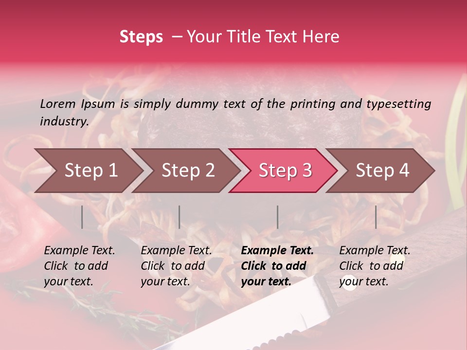 Chef Cooking Natural PowerPoint Template
