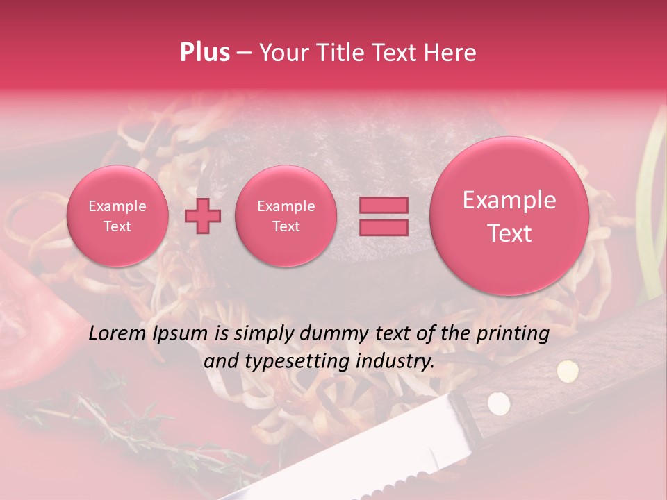 Chef Cooking Natural PowerPoint Template