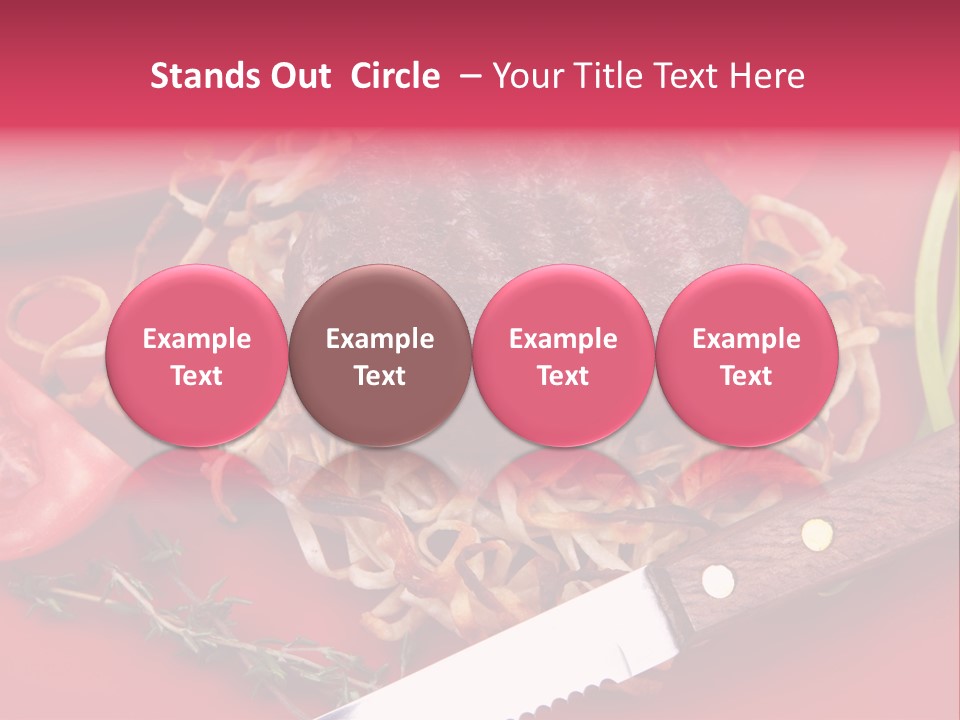 Chef Cooking Natural PowerPoint Template