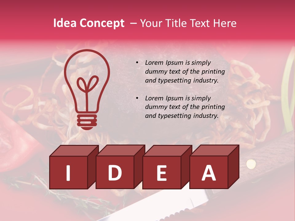 Chef Cooking Natural PowerPoint Template