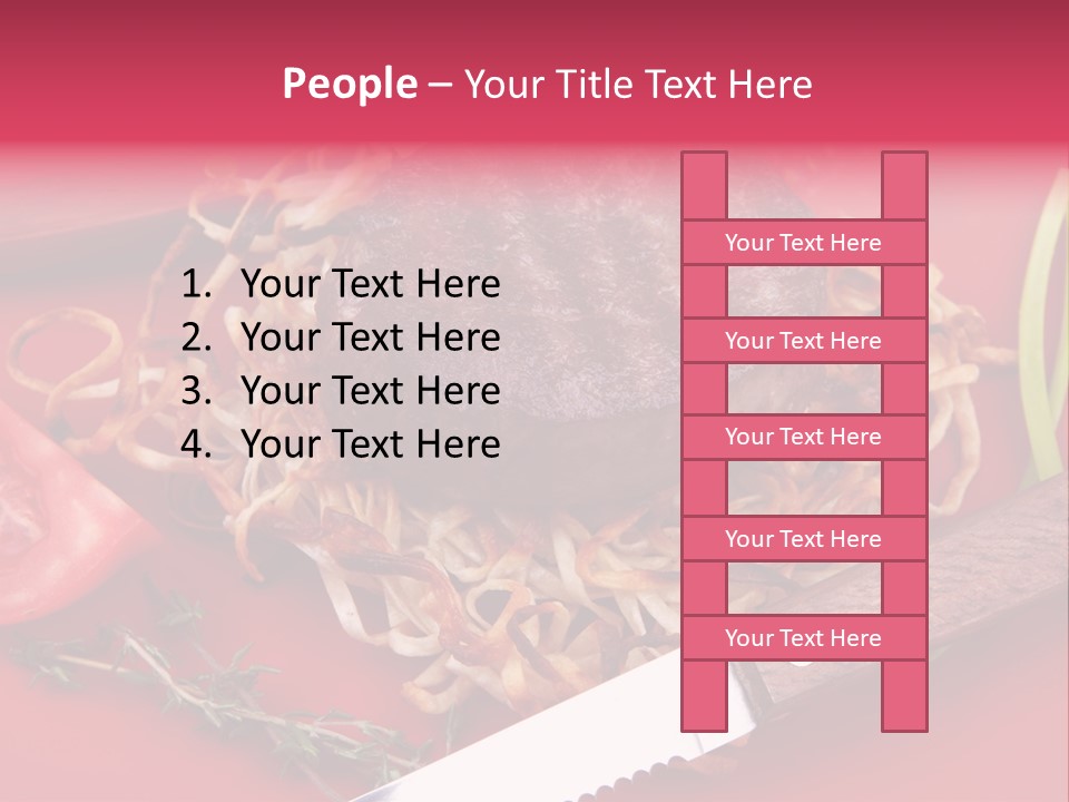 Chef Cooking Natural PowerPoint Template