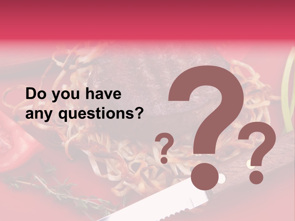 Chef Cooking Natural PowerPoint Template