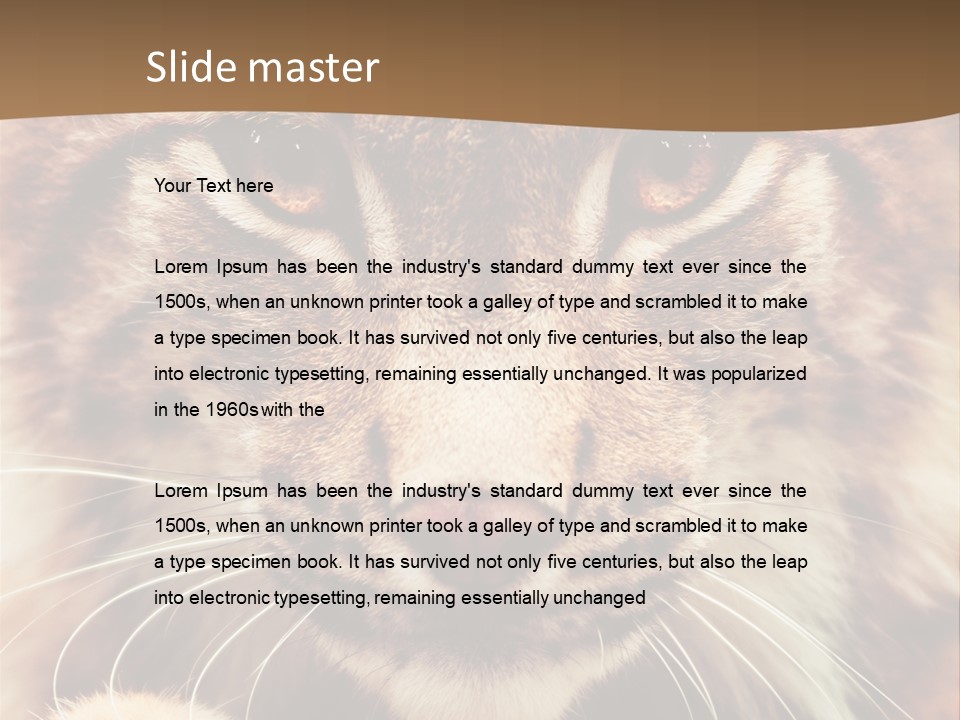 Noses Jungle Attentive PowerPoint Template