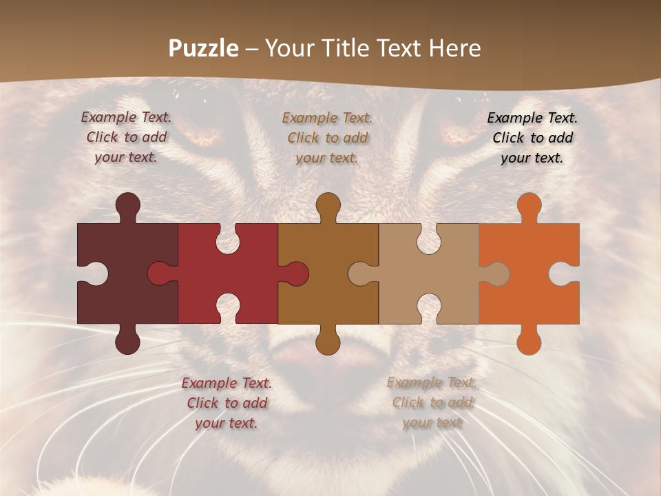 Noses Jungle Attentive PowerPoint Template