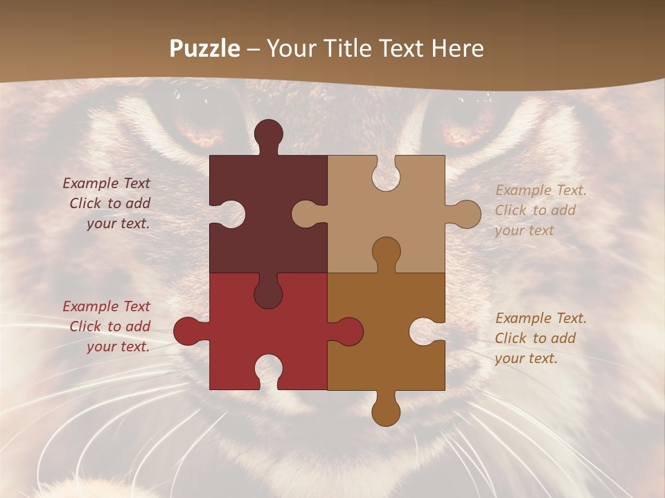 Noses Jungle Attentive PowerPoint Template