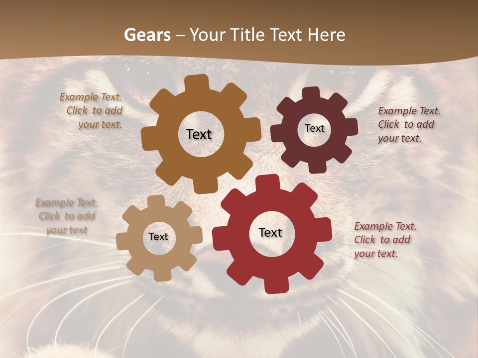 Noses Jungle Attentive PowerPoint Template