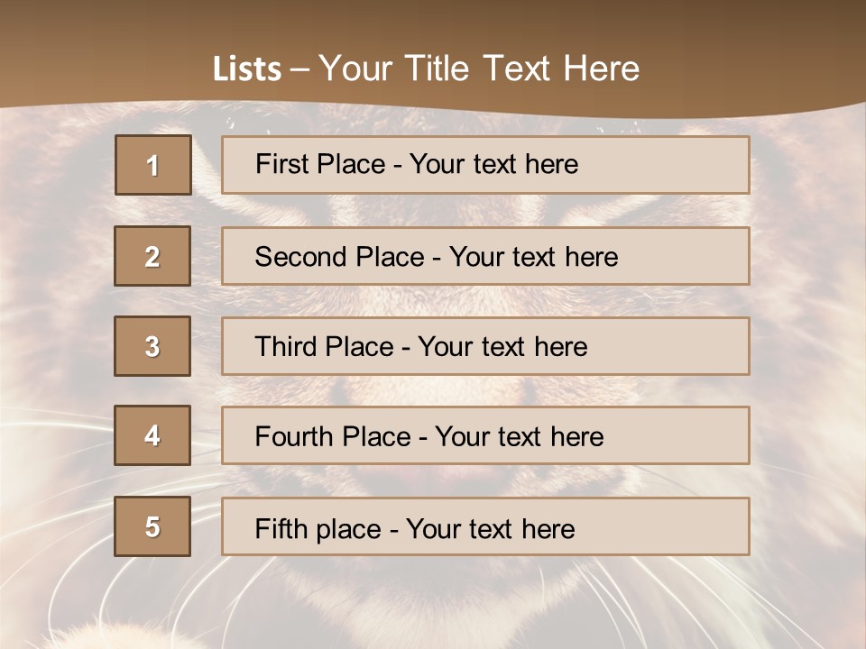 Noses Jungle Attentive PowerPoint Template