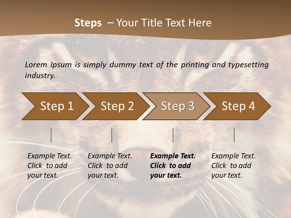 Noses Jungle Attentive PowerPoint Template