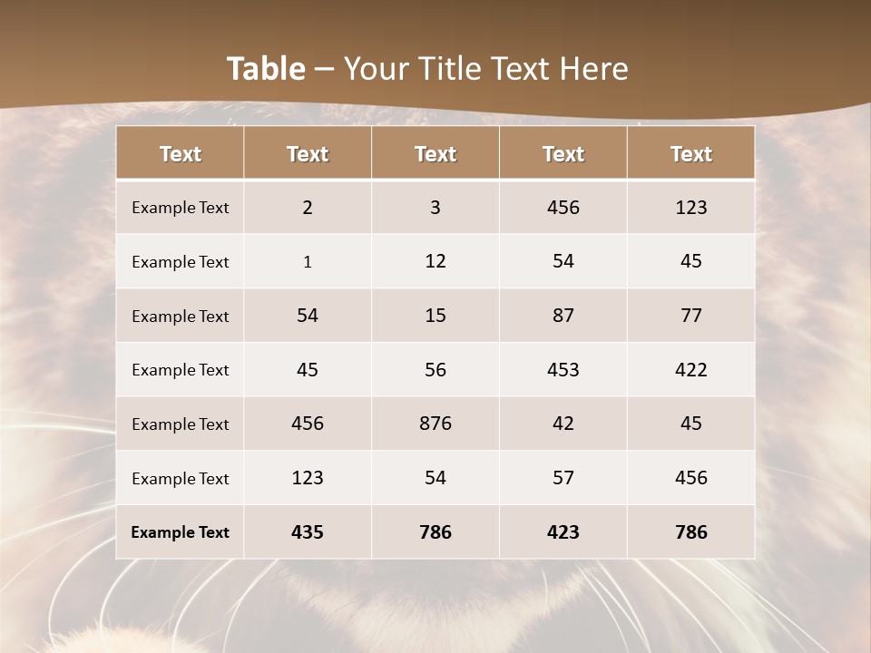 Noses Jungle Attentive PowerPoint Template